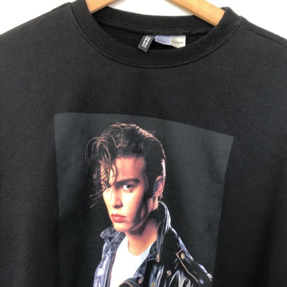 Johnny depp sweatshirt h&m Clearance